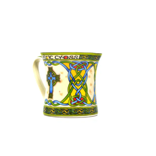 Celtic Cross Ceramic Mug – Irish Heritage Drinkware - Image 5 | CeltHaus