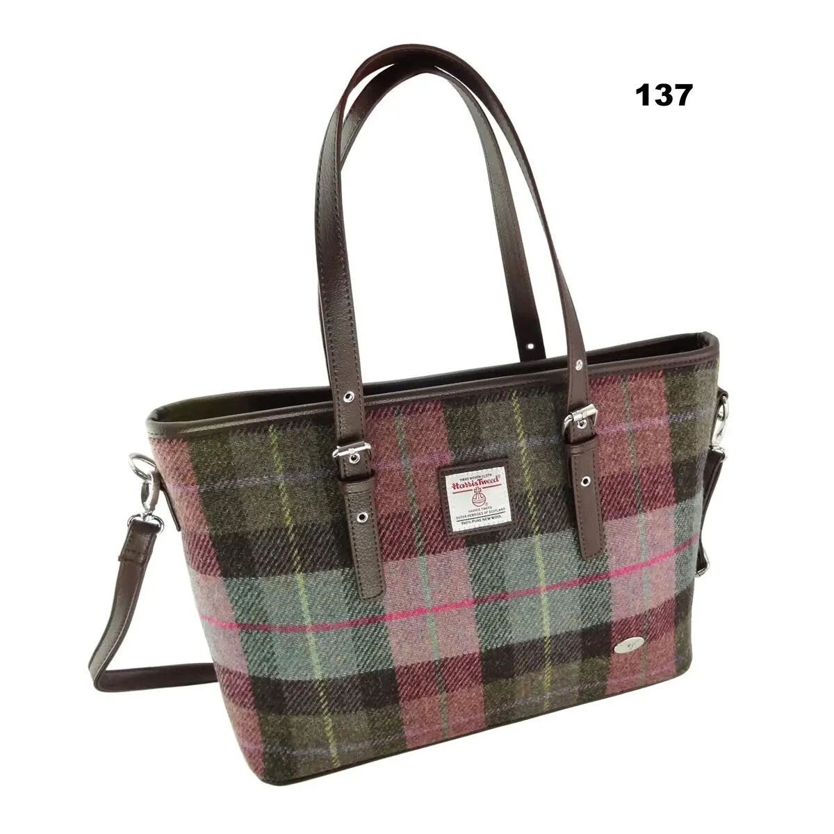 Harris Tweed Large Ladies Tote Bag by Glen Appin – Authentic Scottish Wool - Image 16 | CeltHaus