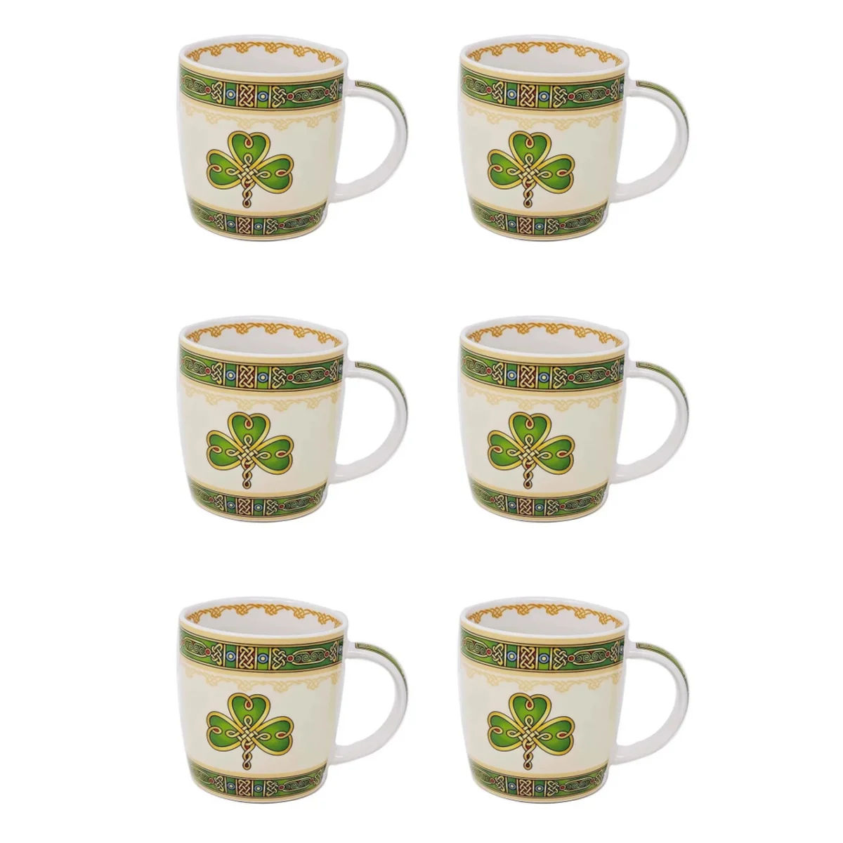 Irish Shamrock Ceramic Mug – Classic Heritage Drinkware - Image 5 | CeltHaus