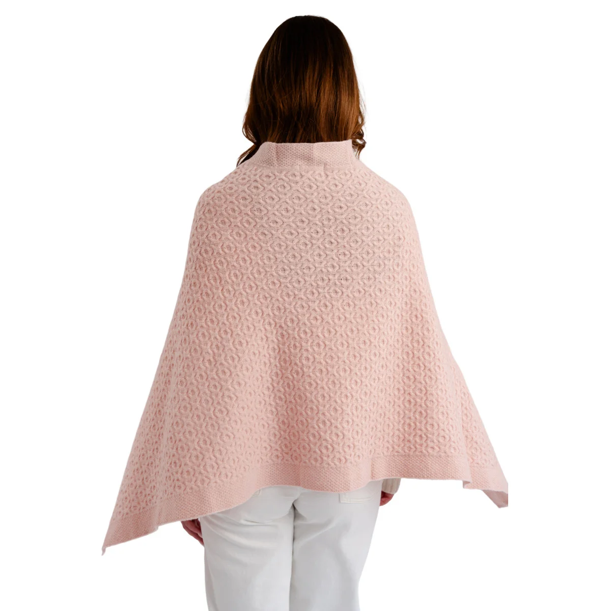 Luxurious Knit Lambswool Poncho – Classic Wool Blend Shawl Wrap - Image 21 | CeltHaus