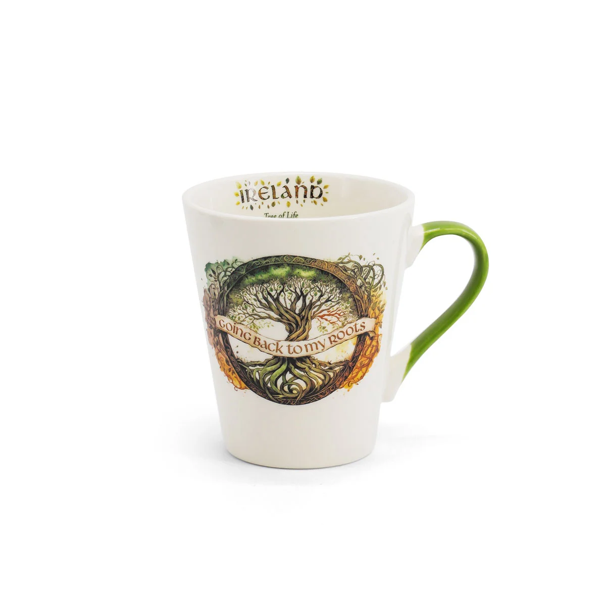 Traditional Celtic Tree of Life China Mug – Heritage Drinkware - Image 3 | CeltHaus