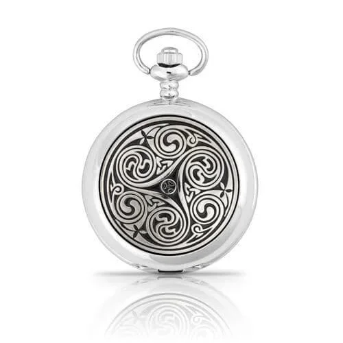 Triple Swirl Celtic Pocket Watch – Irish Celtic Pocket Watch - Image 2 | CeltHaus